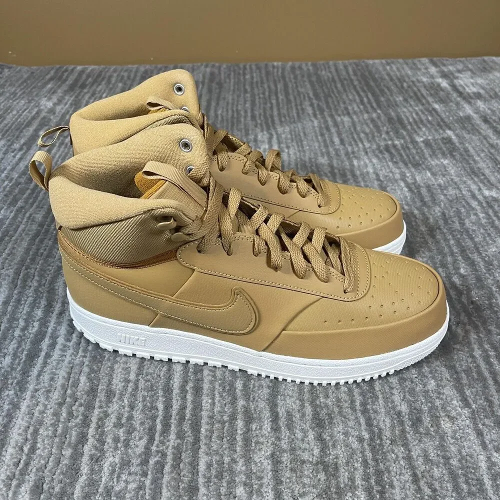 Nike Court Vision Mid WNTR Shoes Mens Size 11.5 Elemental Gold DR7882-700